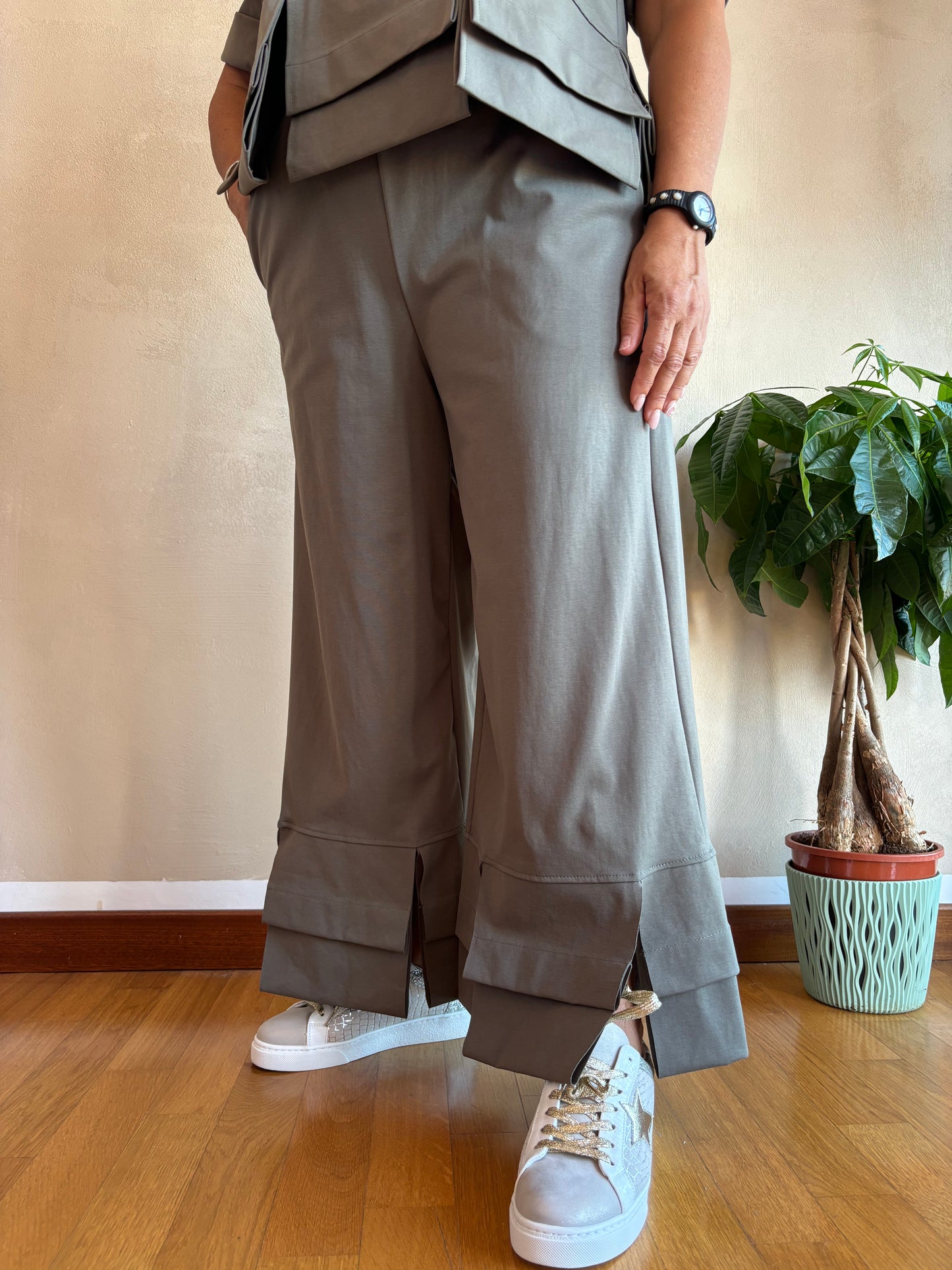 Pantalone Sun Cindy Verde Militare