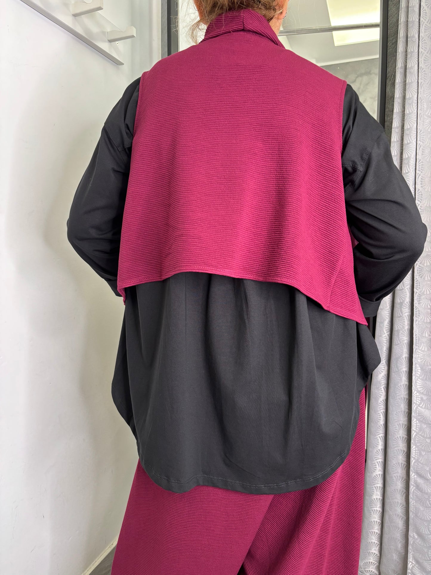 Gilet Wendy Morgan Bordeaux