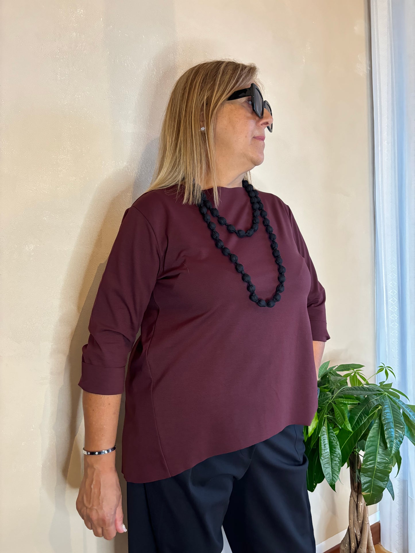 Maglia Wendy Ambra Bordeaux