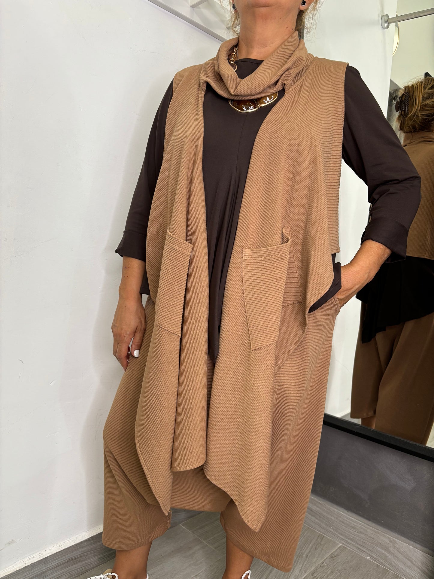 Gilet Wendy Morgan Cammello