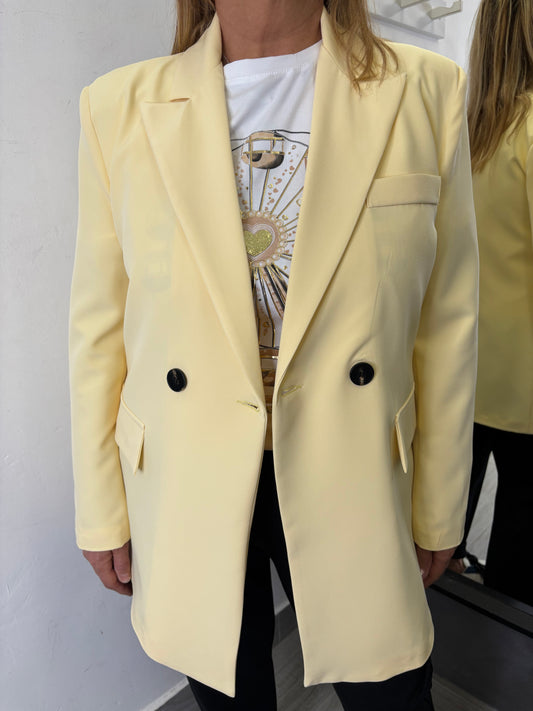 Blazer Doppio Petto Giallo