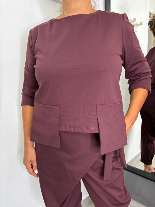 Casacca Sun Scatoletta Burgundy