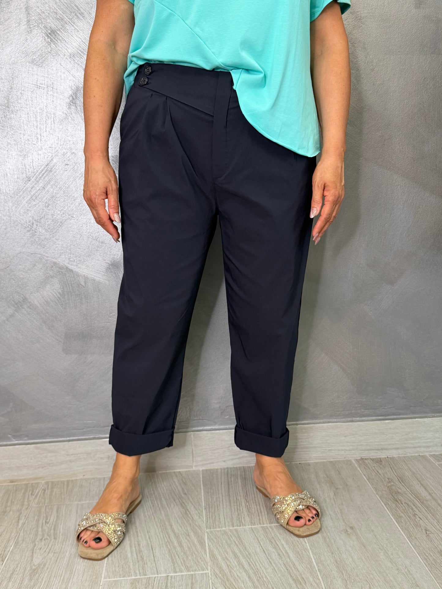 Pantalone 158C Ambra Blu