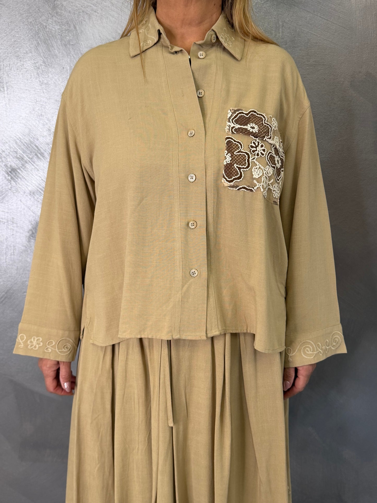 Camicia Emma Beige