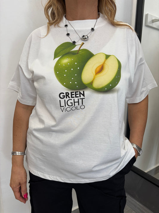 T-Shirt Green Light Vicolo
