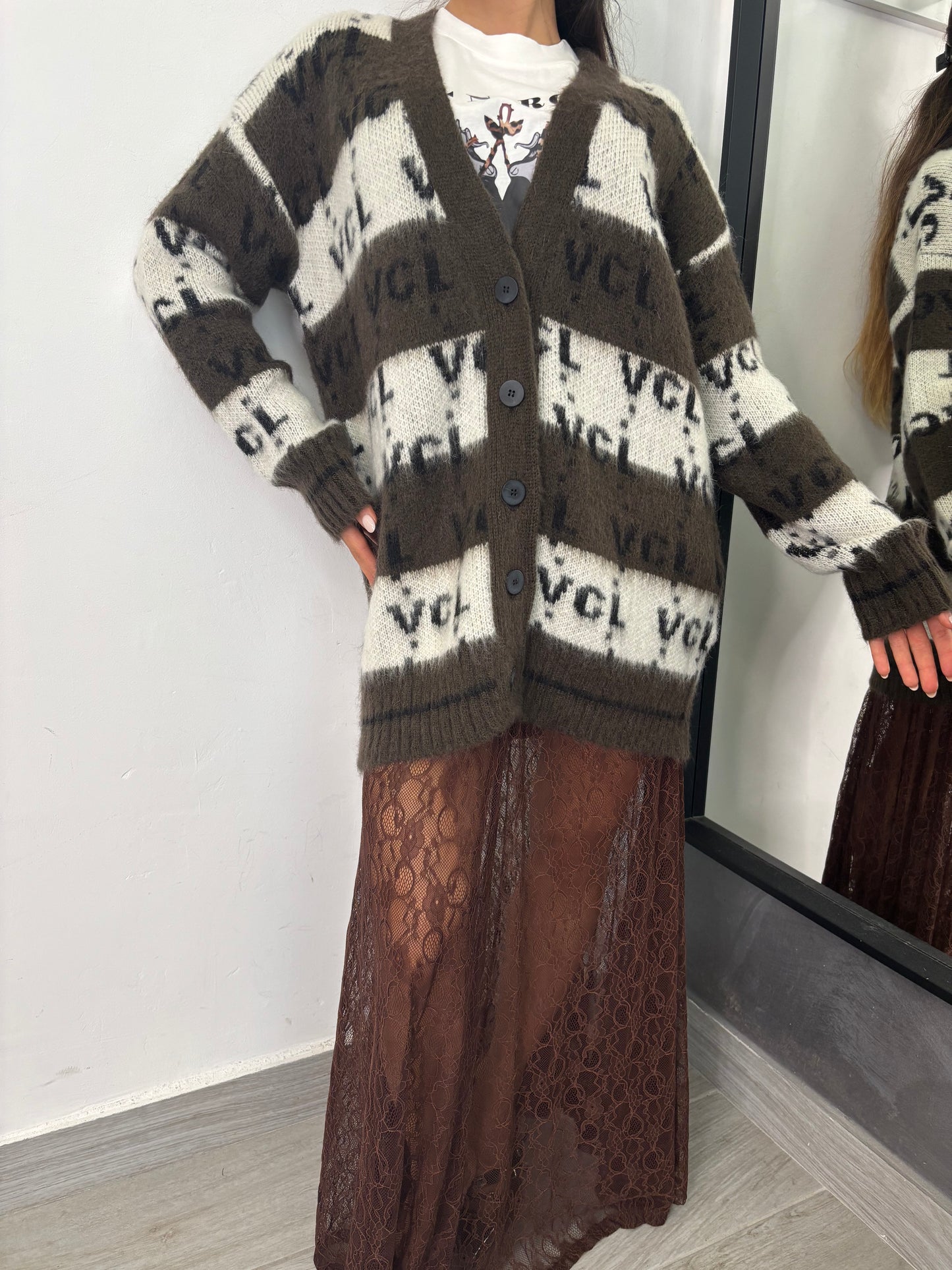 Cardigan VCL Marrone