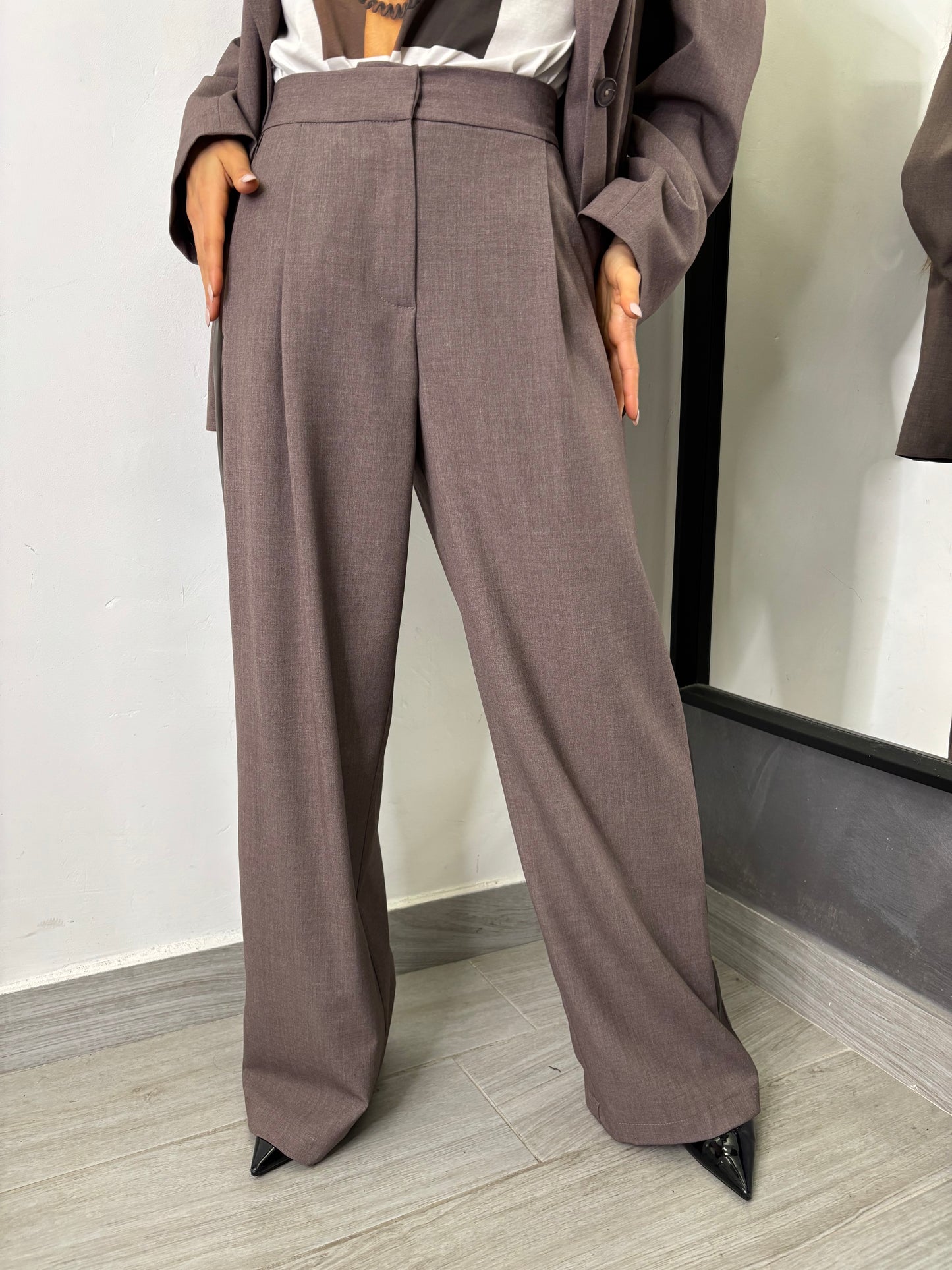 Pantalone Nocciola Mélange Imperial