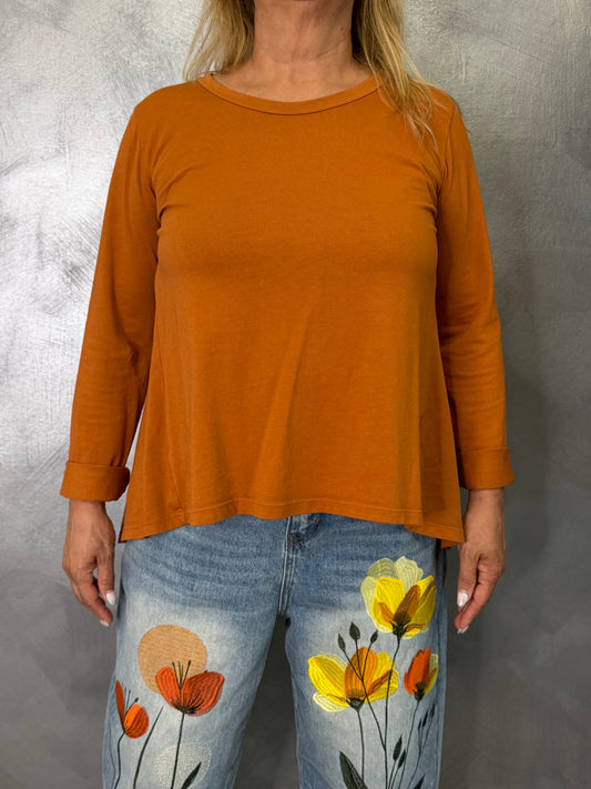 T-Shirt Casual Wendy Ruggine