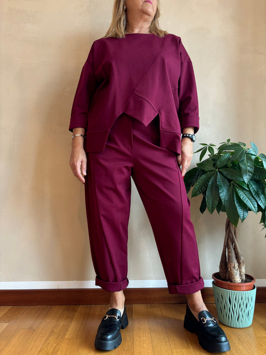 Pantalone Sun Olivia 2.0 Bordeaux
