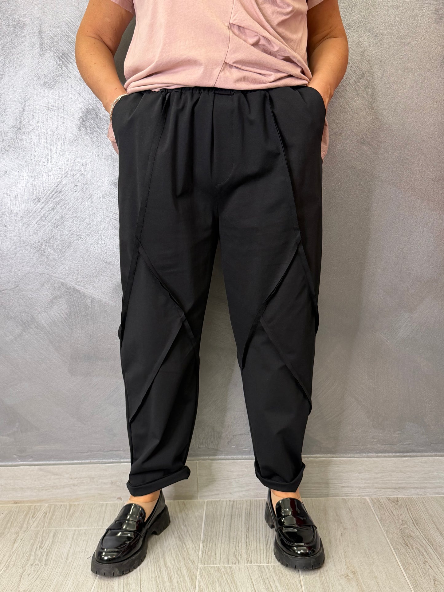 Pantalone 158C Micol Nero