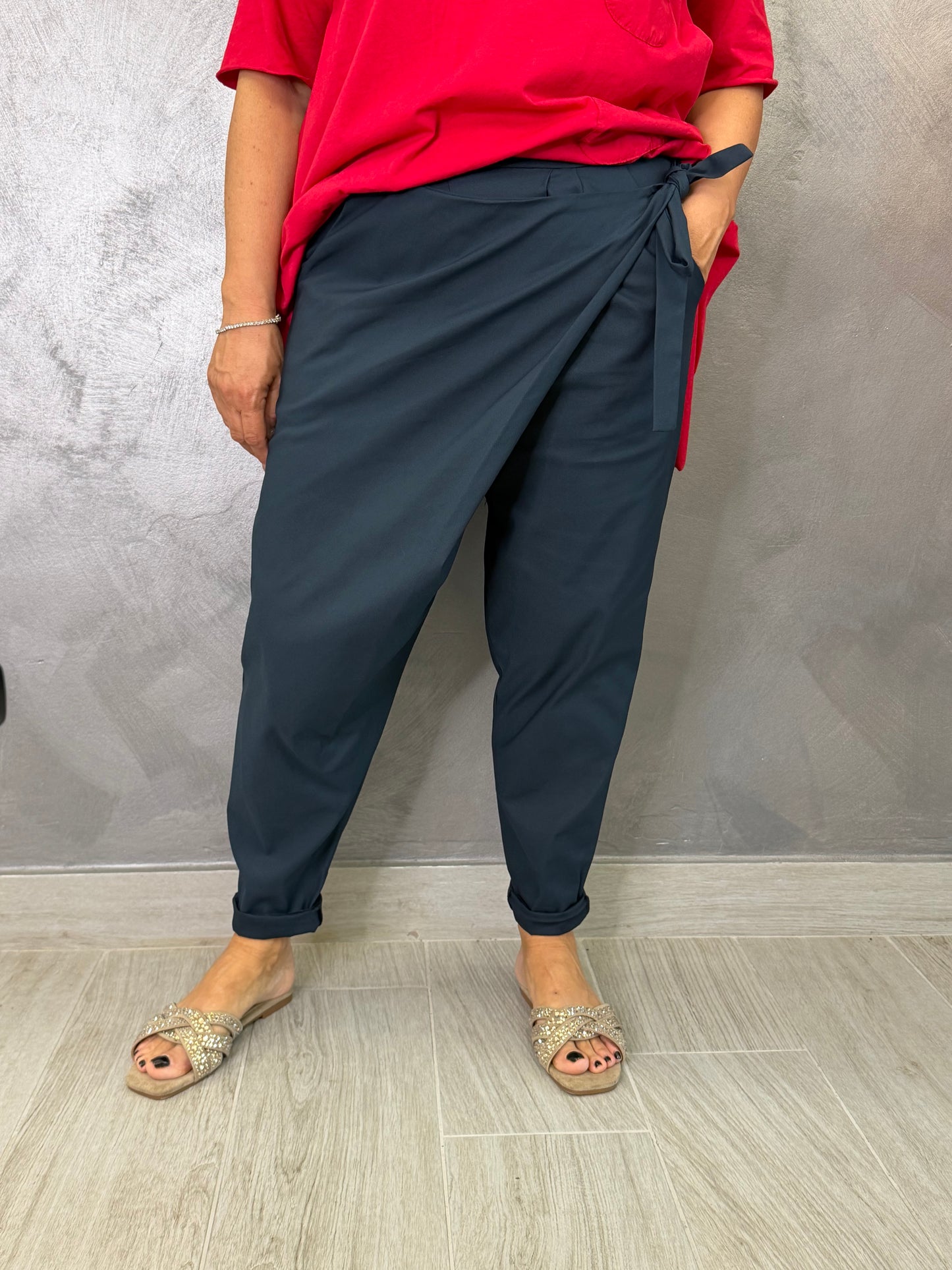 Pantalone Sun Pareo Summer Blu