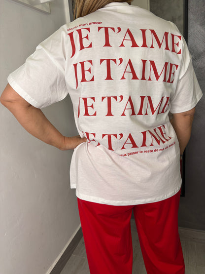 T-shirt Je T’Aime Vicolo