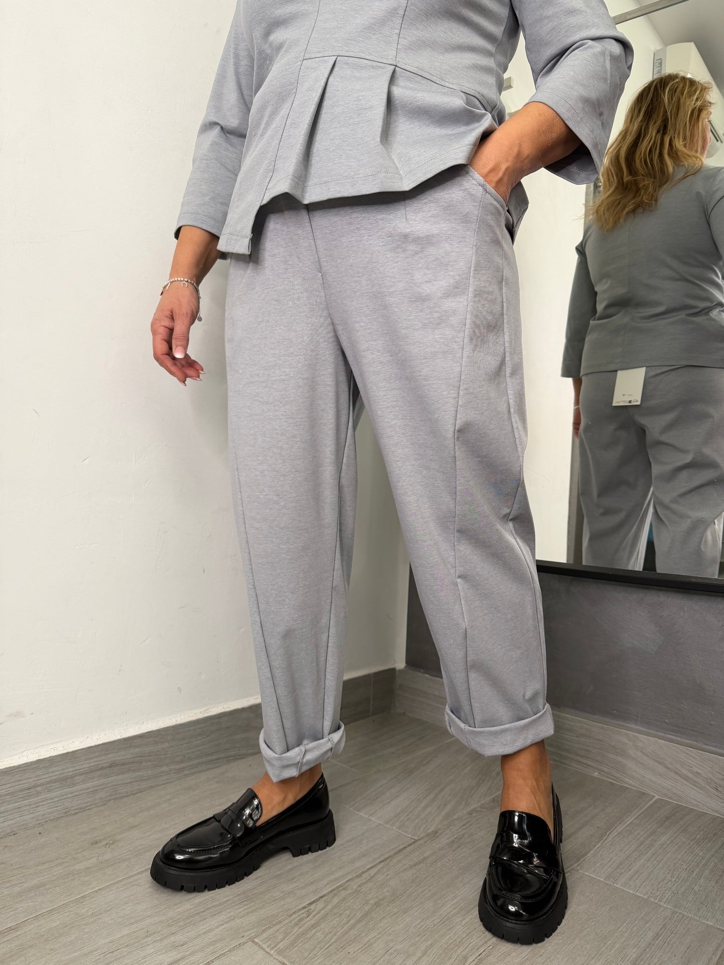 Pantalone Sun Olivia Grigio Chiaro