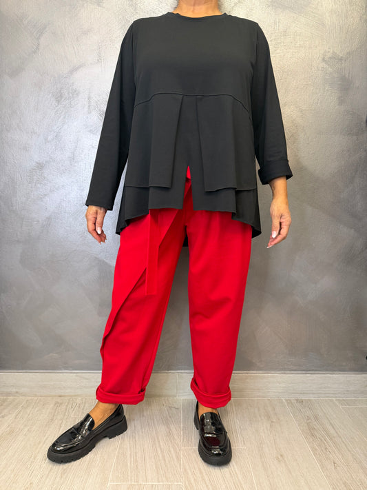 Pantalone 158C Rubina Rosso