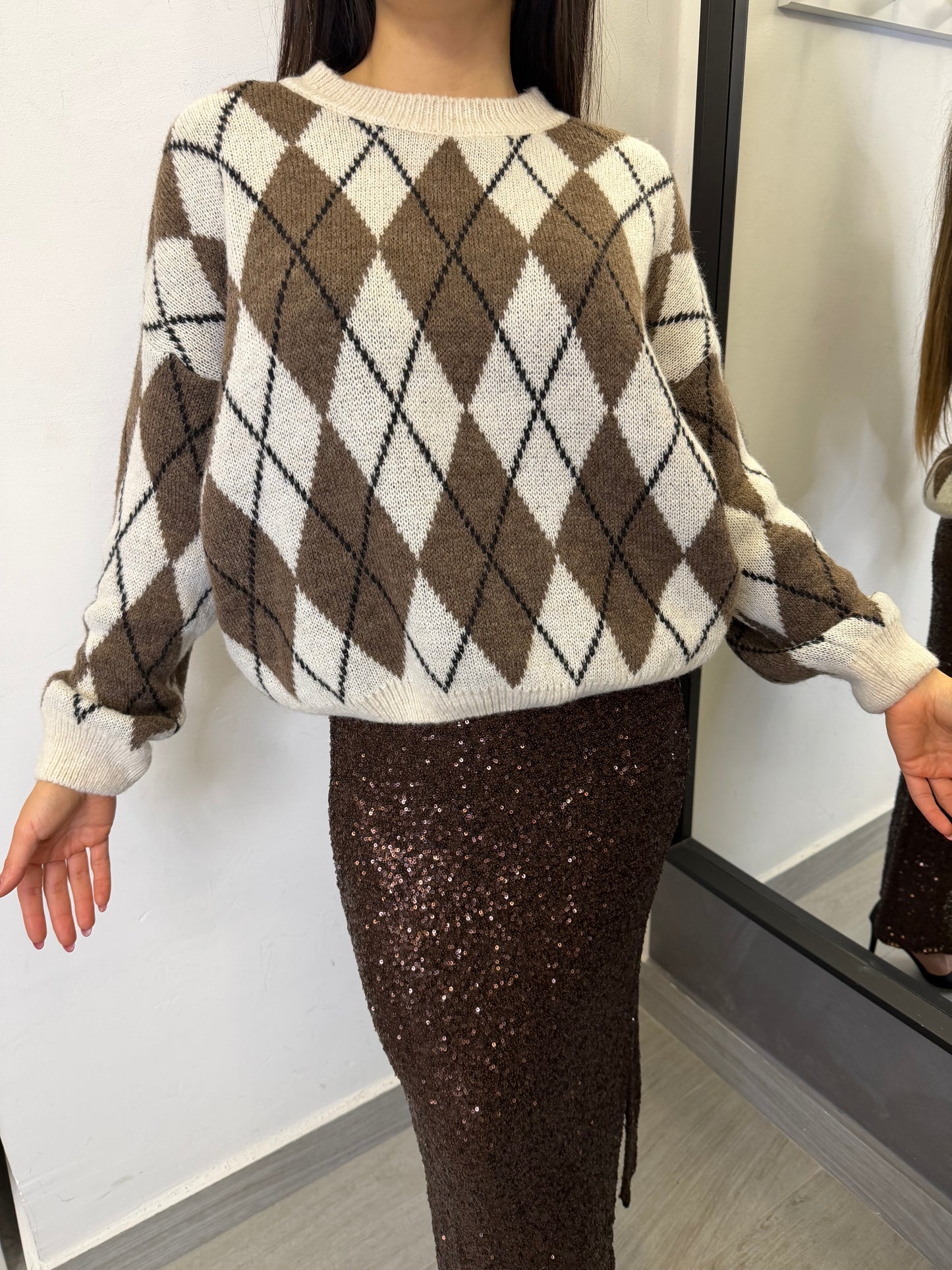 Maglione Isabelle Marrone