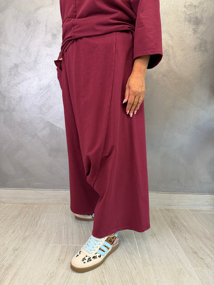 Pantalone Sun Nerissa Bordeaux