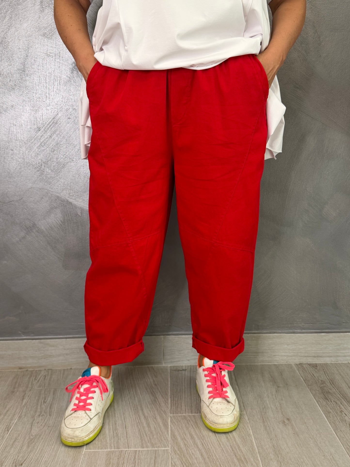 Pantalone 158C Alba Rosso