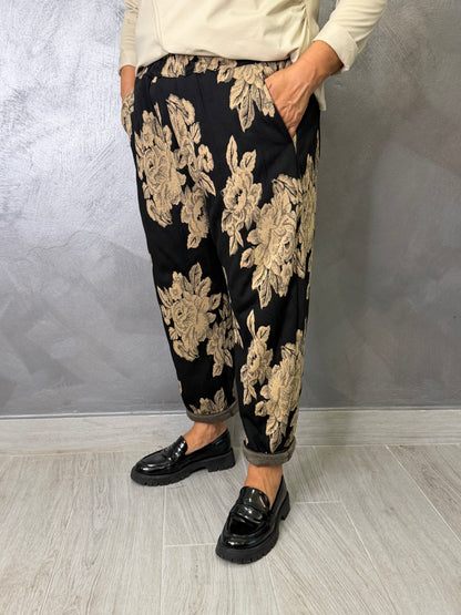 Pantalone 158C Rose Nero