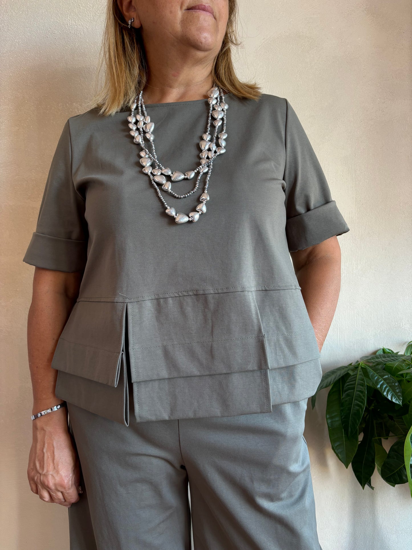 Casacca Sun Cindy Verde Militare