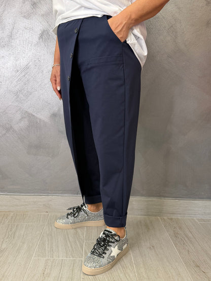 Pantalone 158C Asia Blu