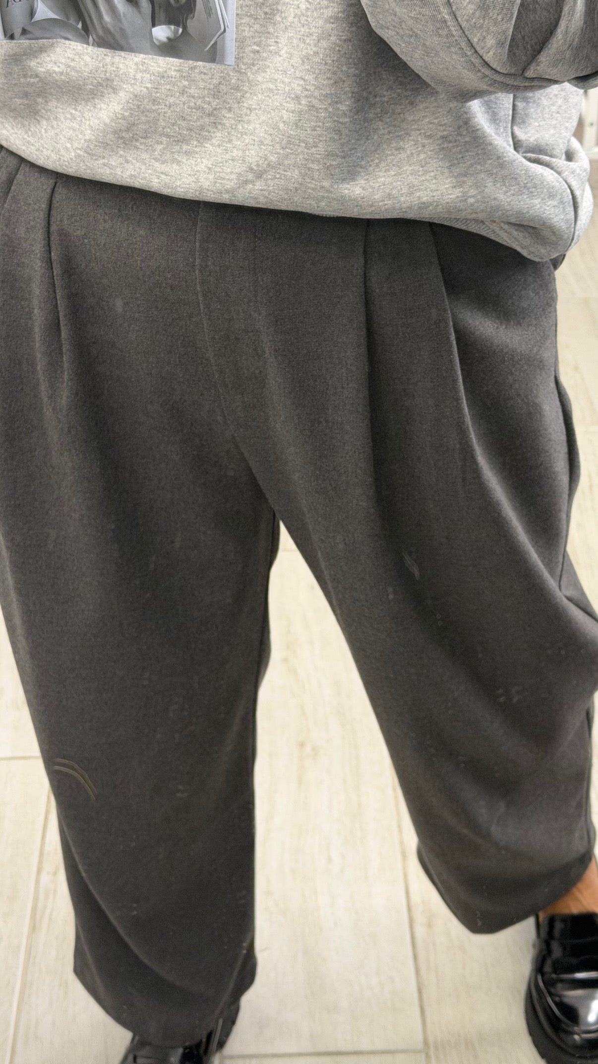 Pantalone Baggy Grigio Vicolo