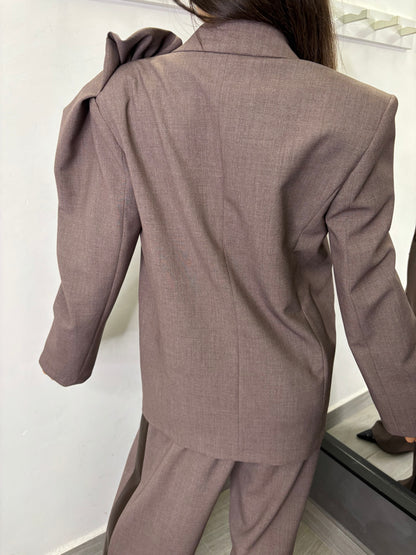 Giacca Nocciola Melange Imperial