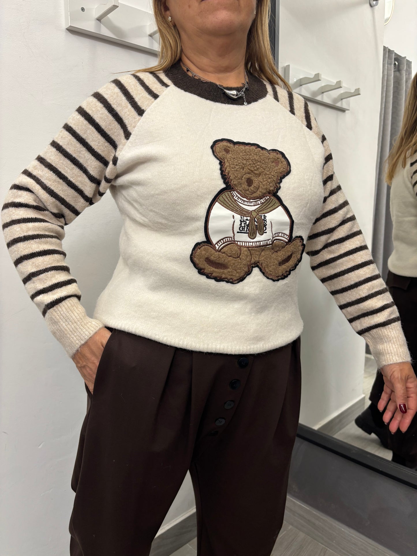 Maglione Burro Orsetto