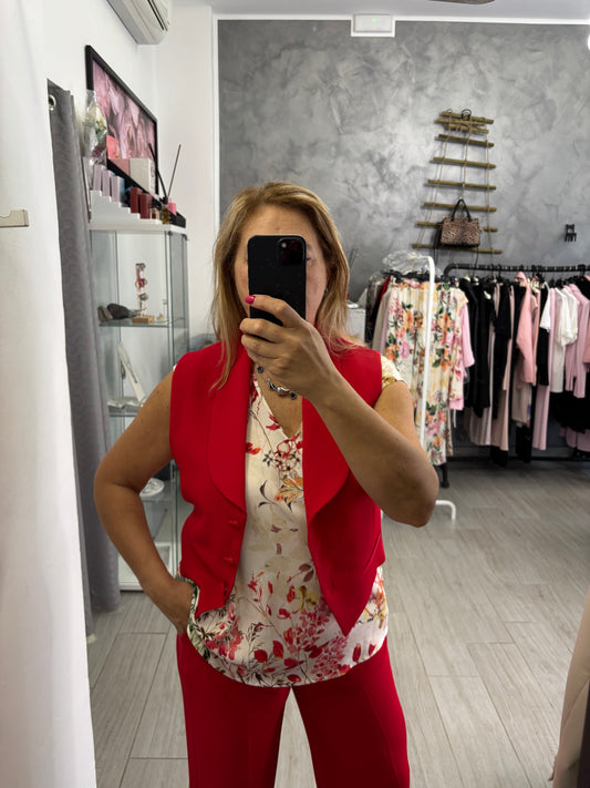 Camicia Panna/Multicolor Imperial
