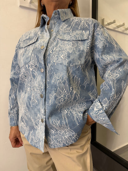 Camicia Pizzo Denim