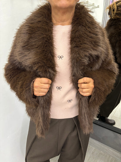 Pelliccia Nora Marrone