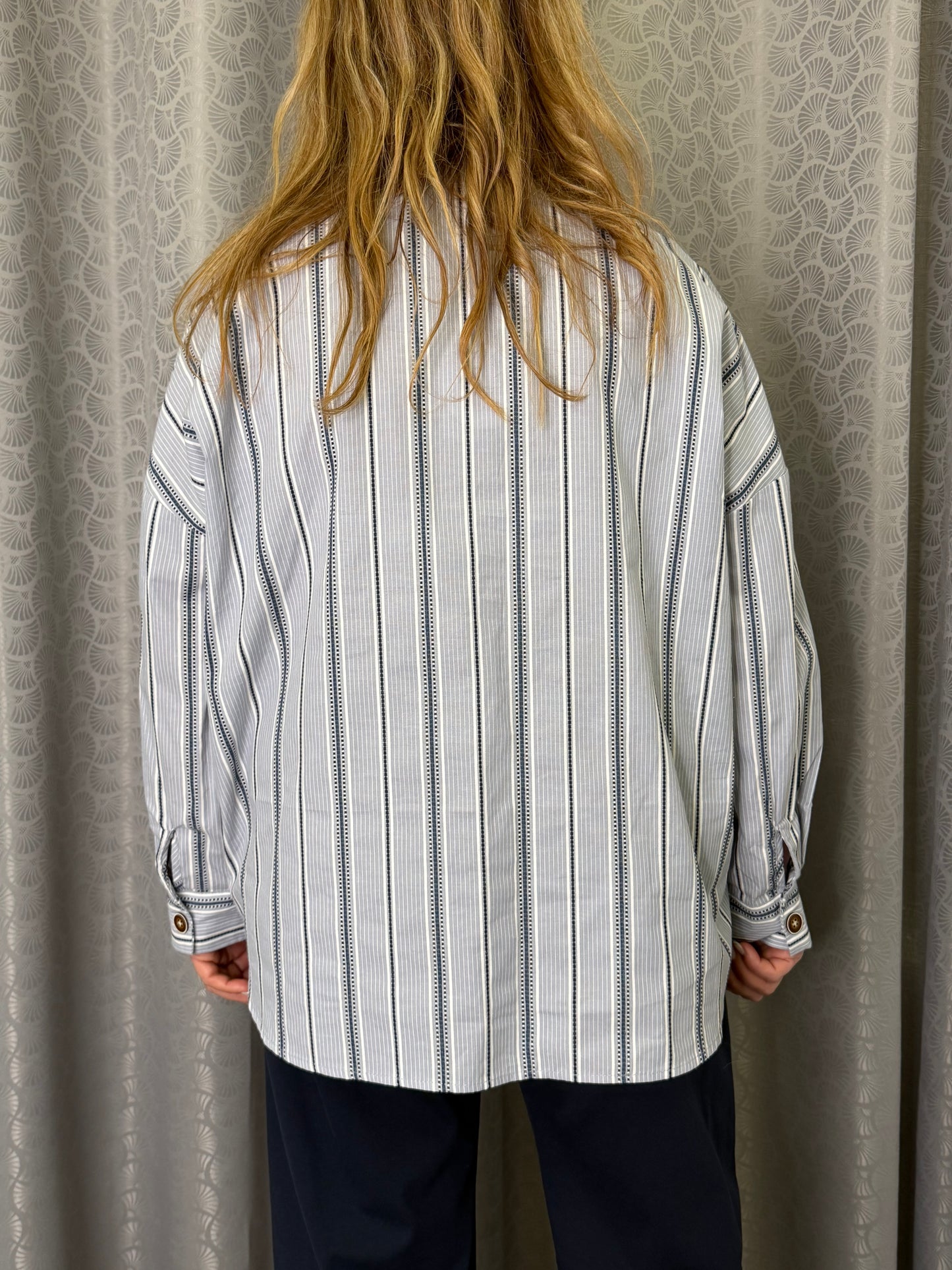 Camicia a Righe Blu