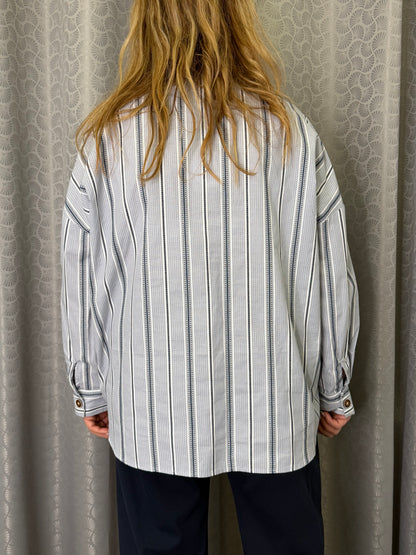 Camicia a Righe Blu