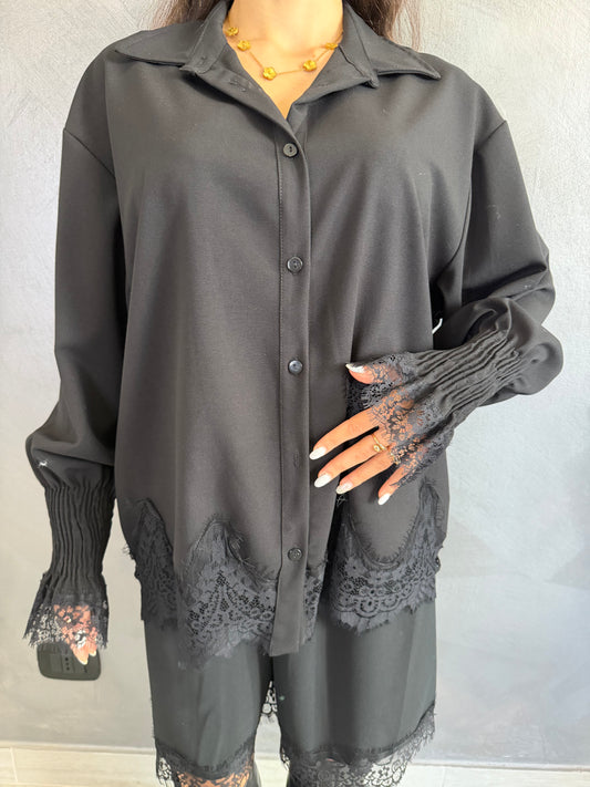 Camicia Margot Nera