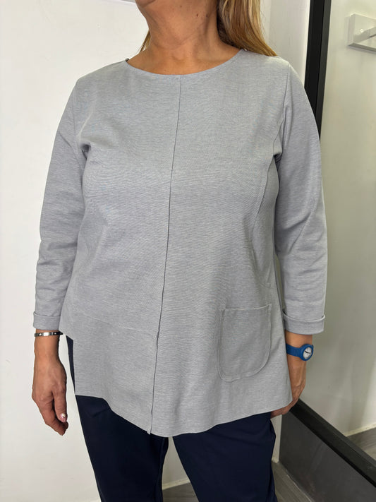 Casacca 158C Lisa Grigia