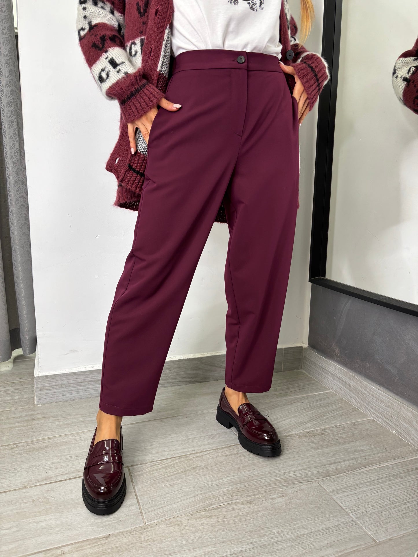 Pantalone Must Burgundi Vicolo