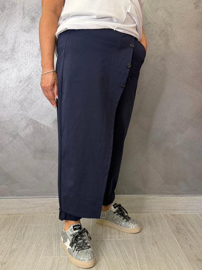 Pantalone 158C Asia Blu