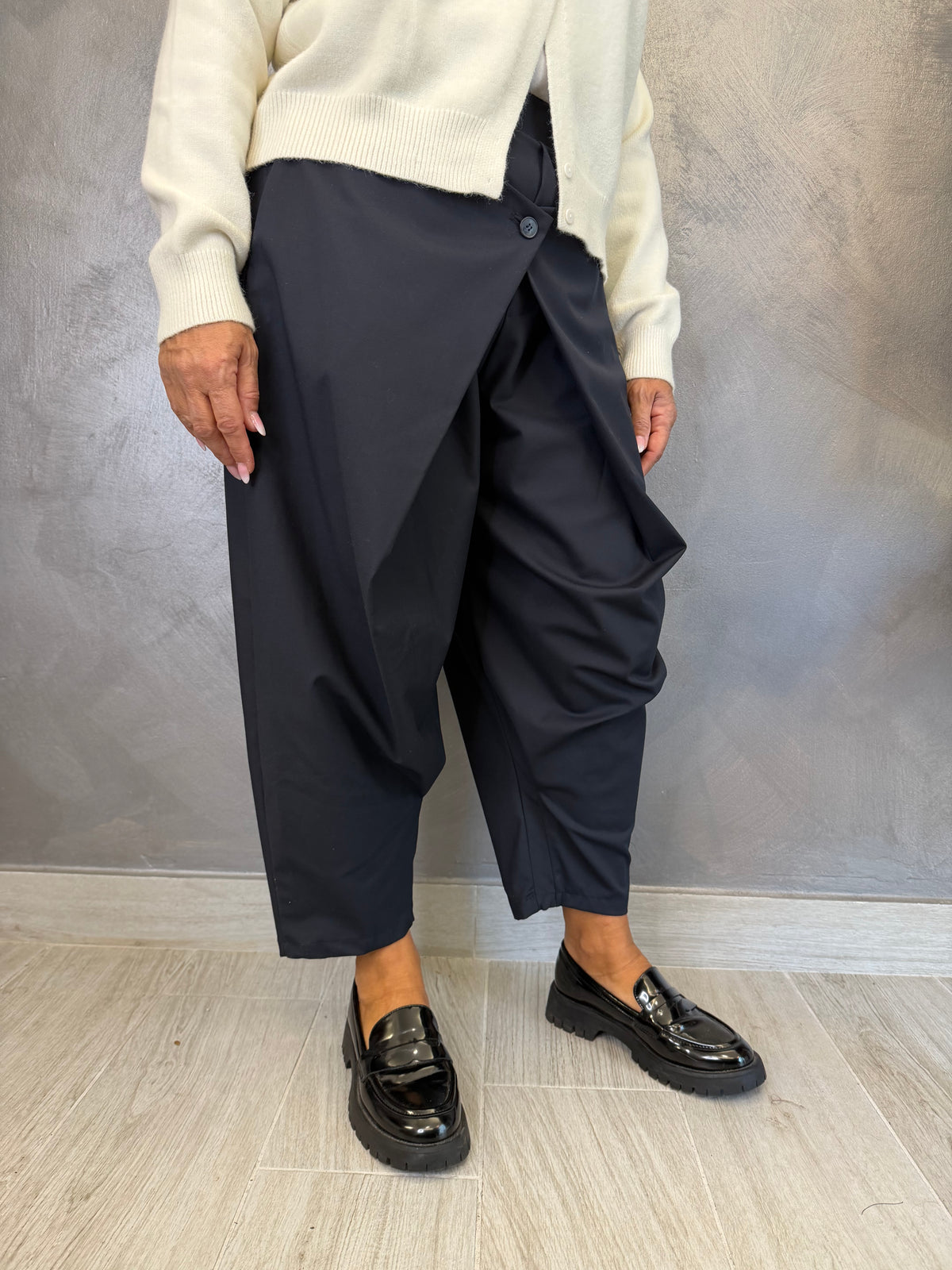 Pantalone Wendy Doppio Pareo Blu