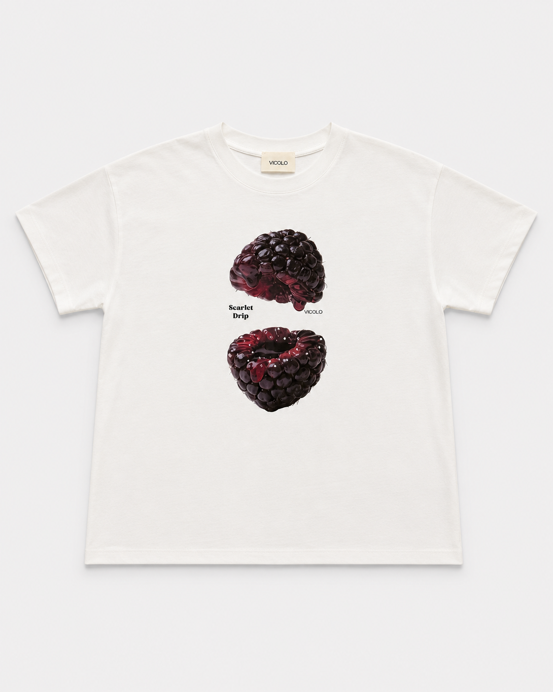 T-Shirt Scarlet Drip Vicolo