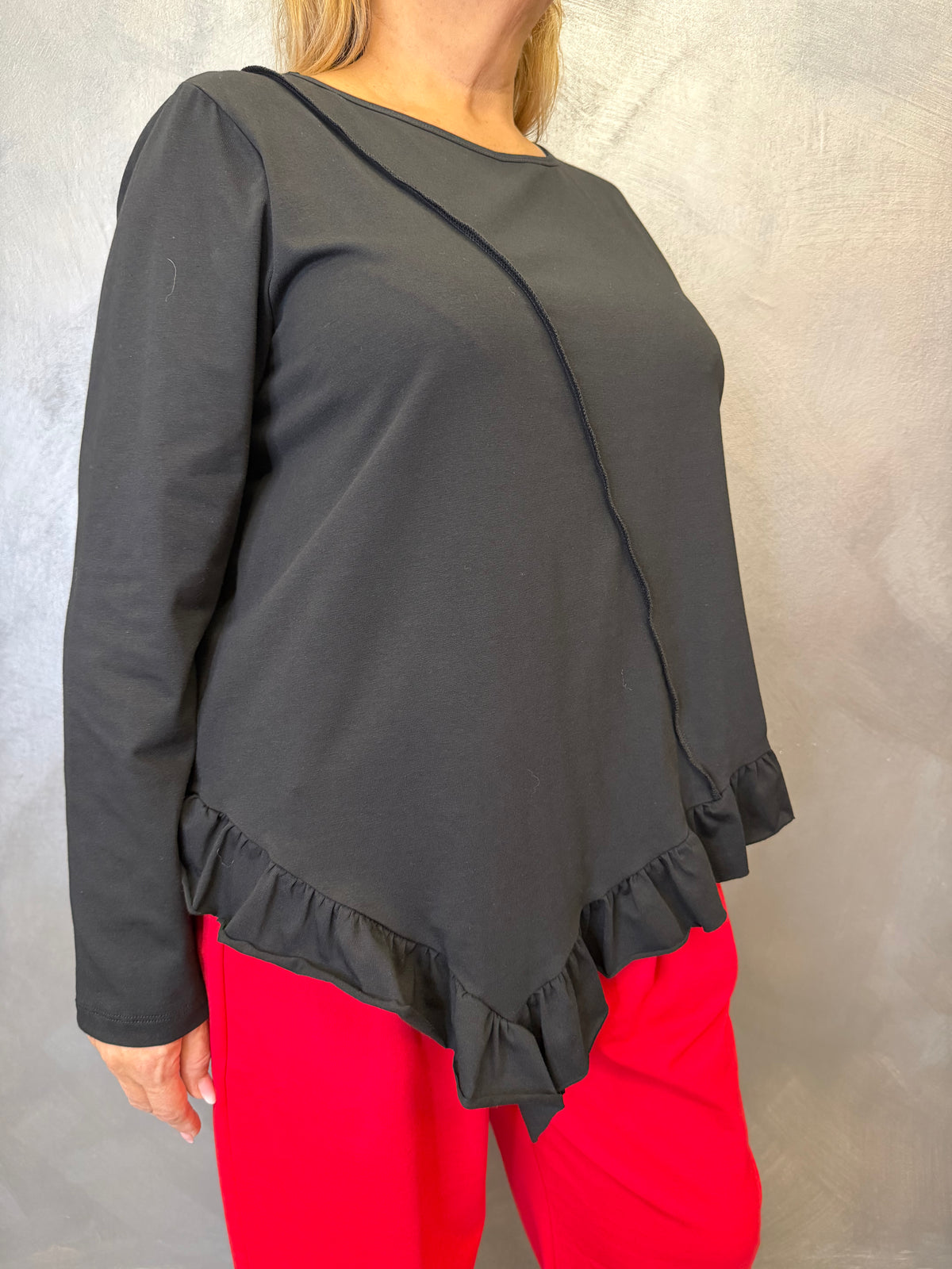 Maglia Aléa Uni Roches Nera