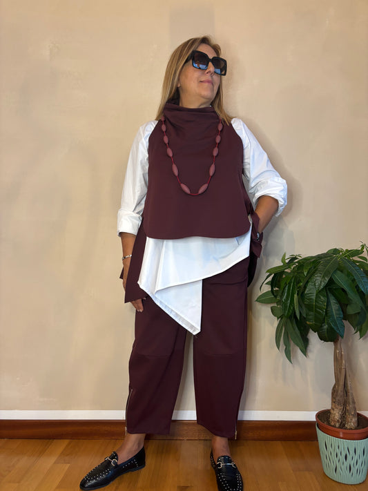 Pantalone Wendy Liz Bordeaux