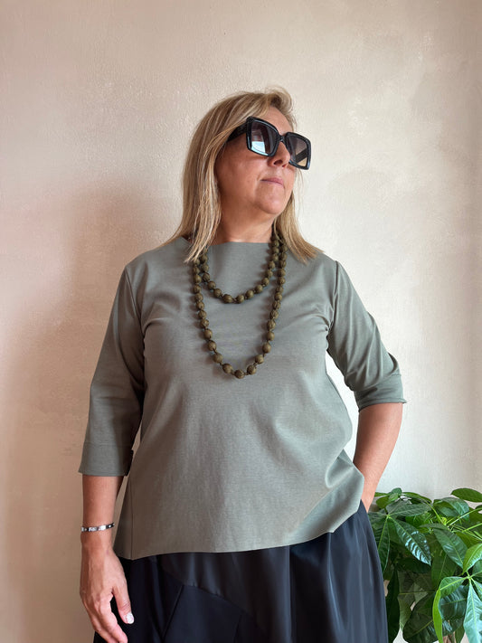 Maglia Wendy Ambra Verde Militare
