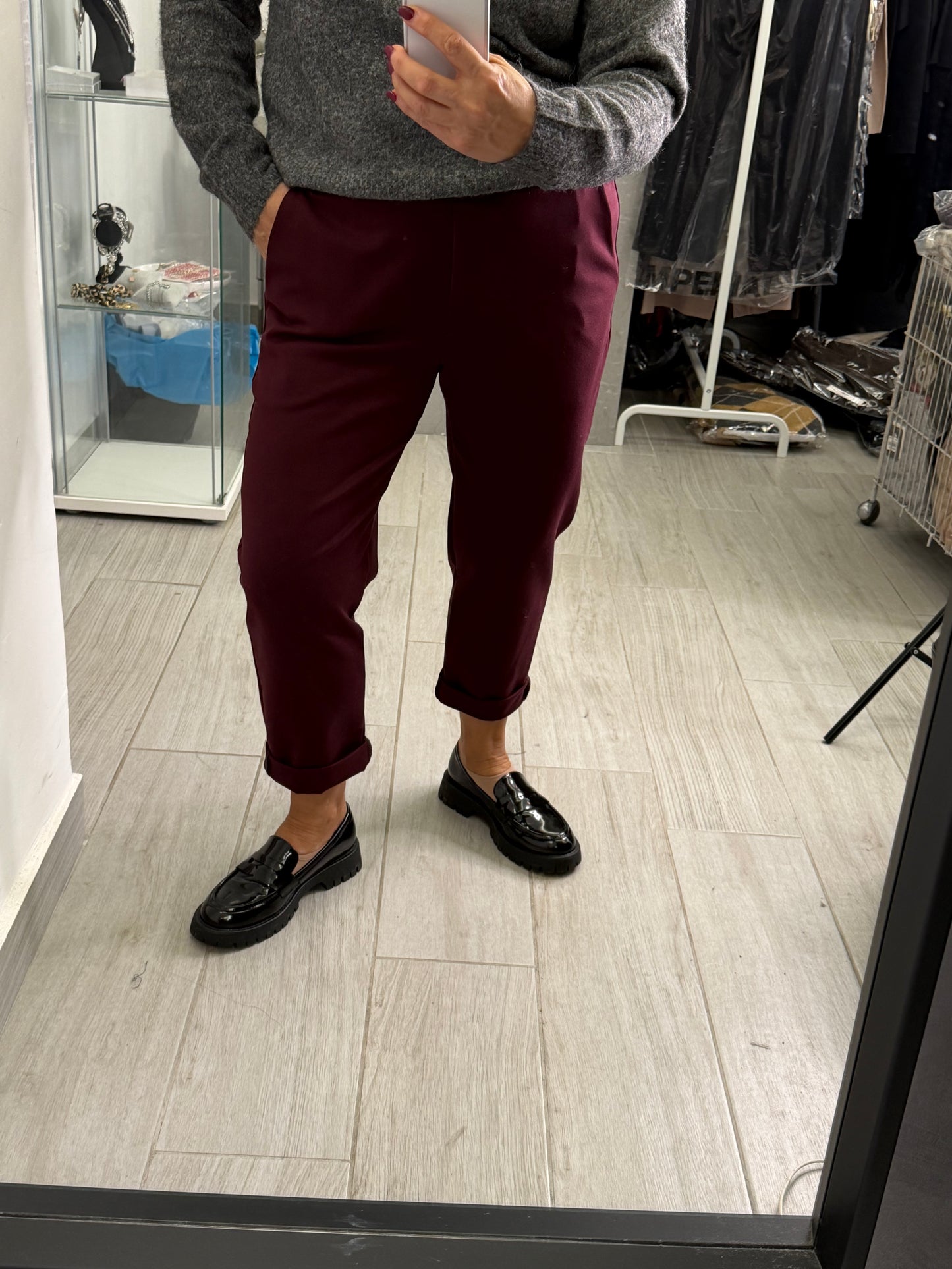 Pantalone Sun Olly Burgundi