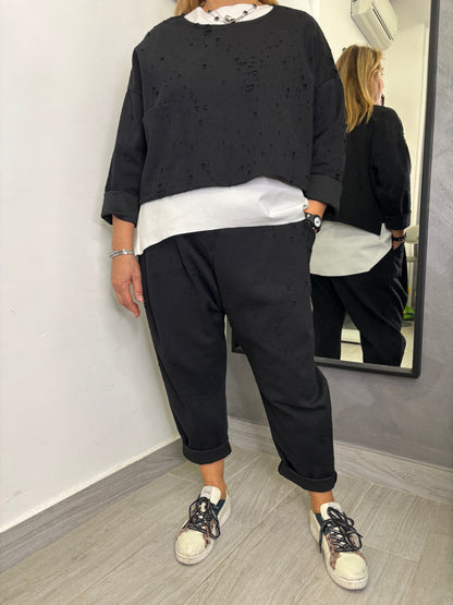Pantalone Sun Ilary Nero
