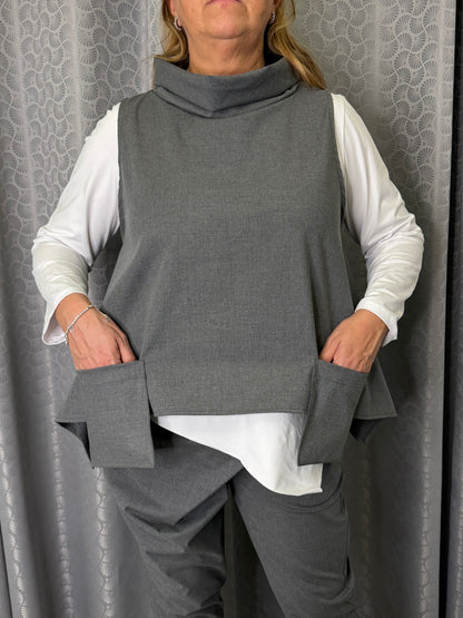 Gilet Wendy Enea Grigio