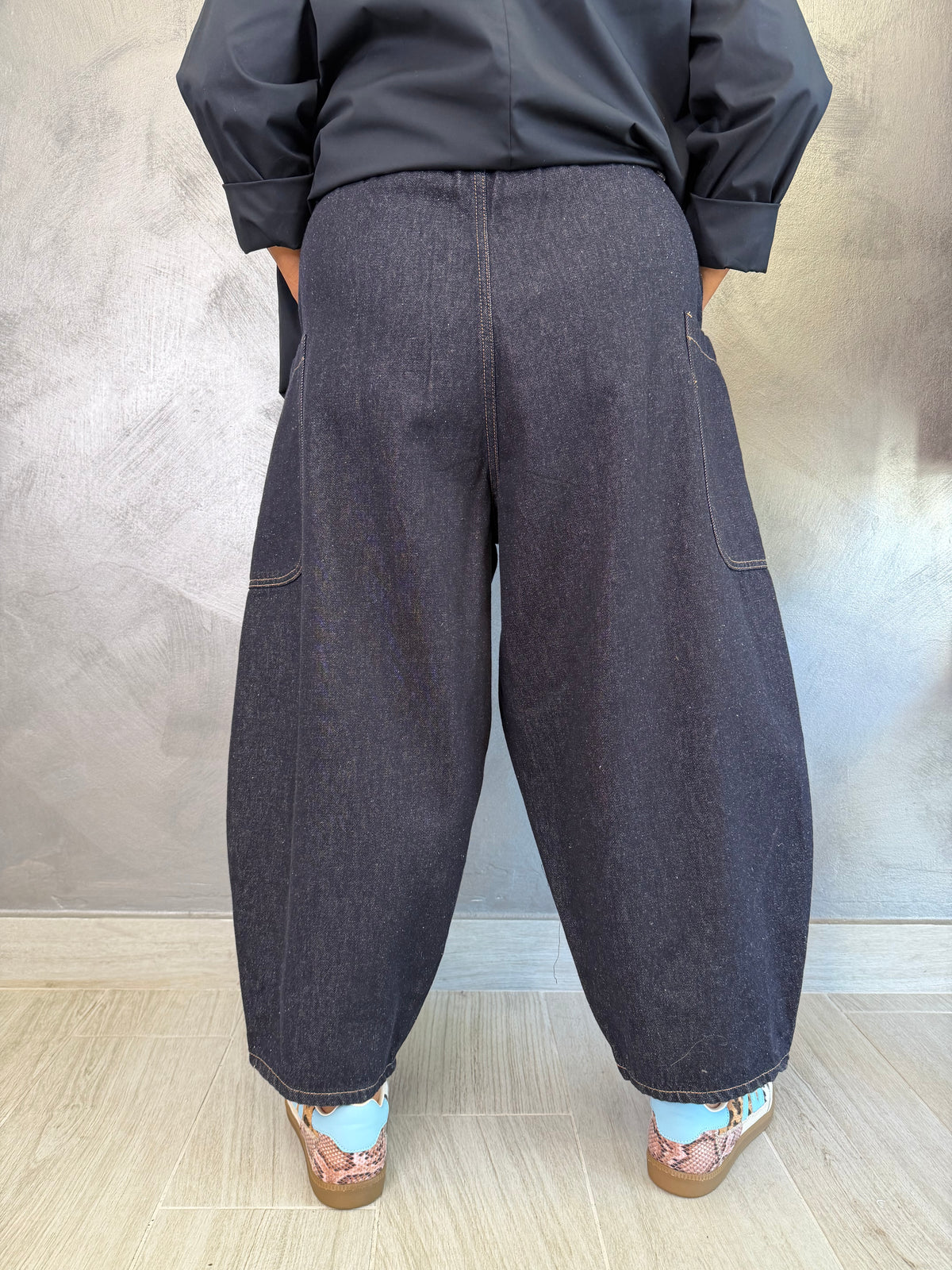Jeans Wendy Cargo Blu
