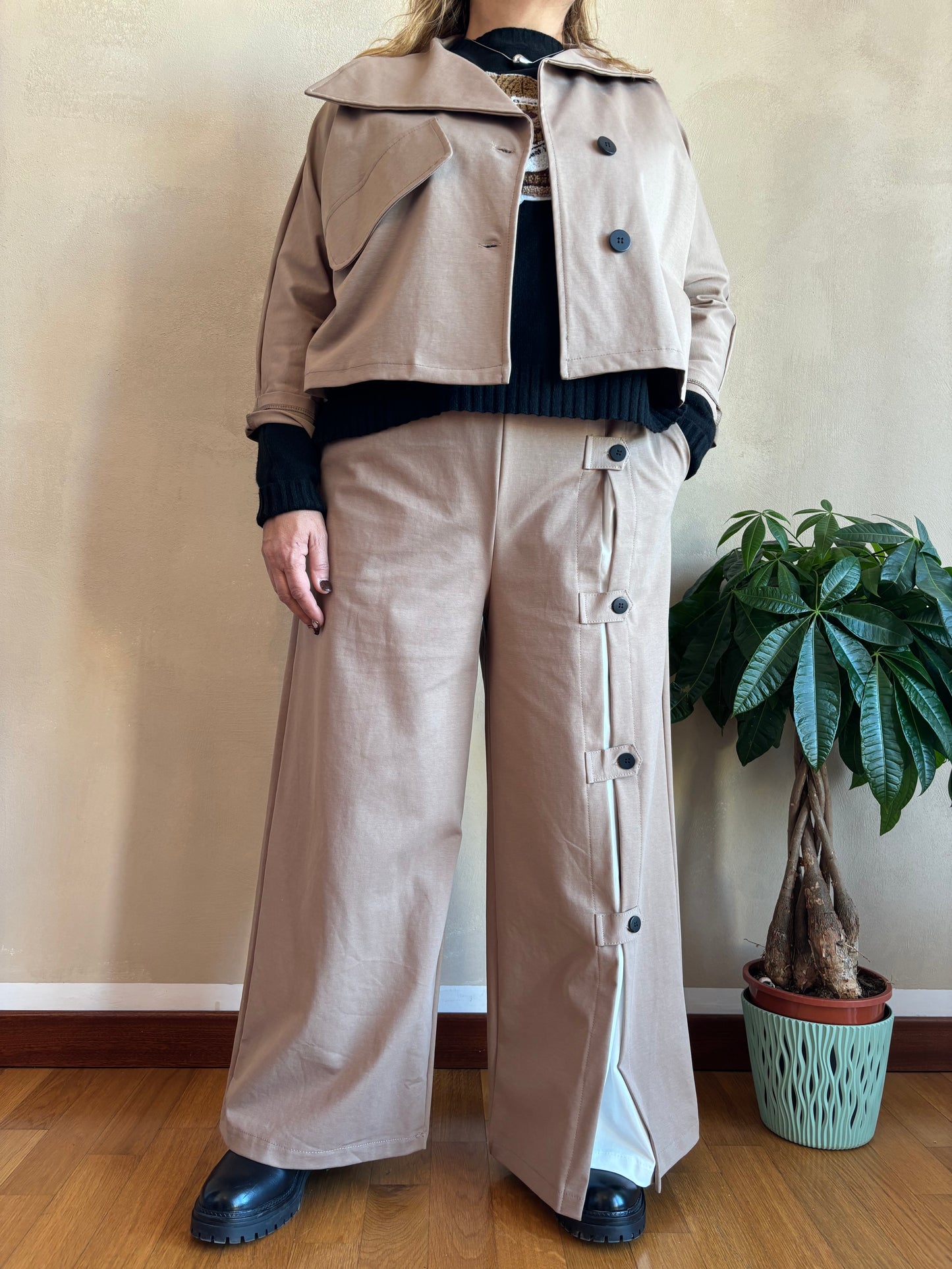 Pantalone Sun Giselle Beige Scuro