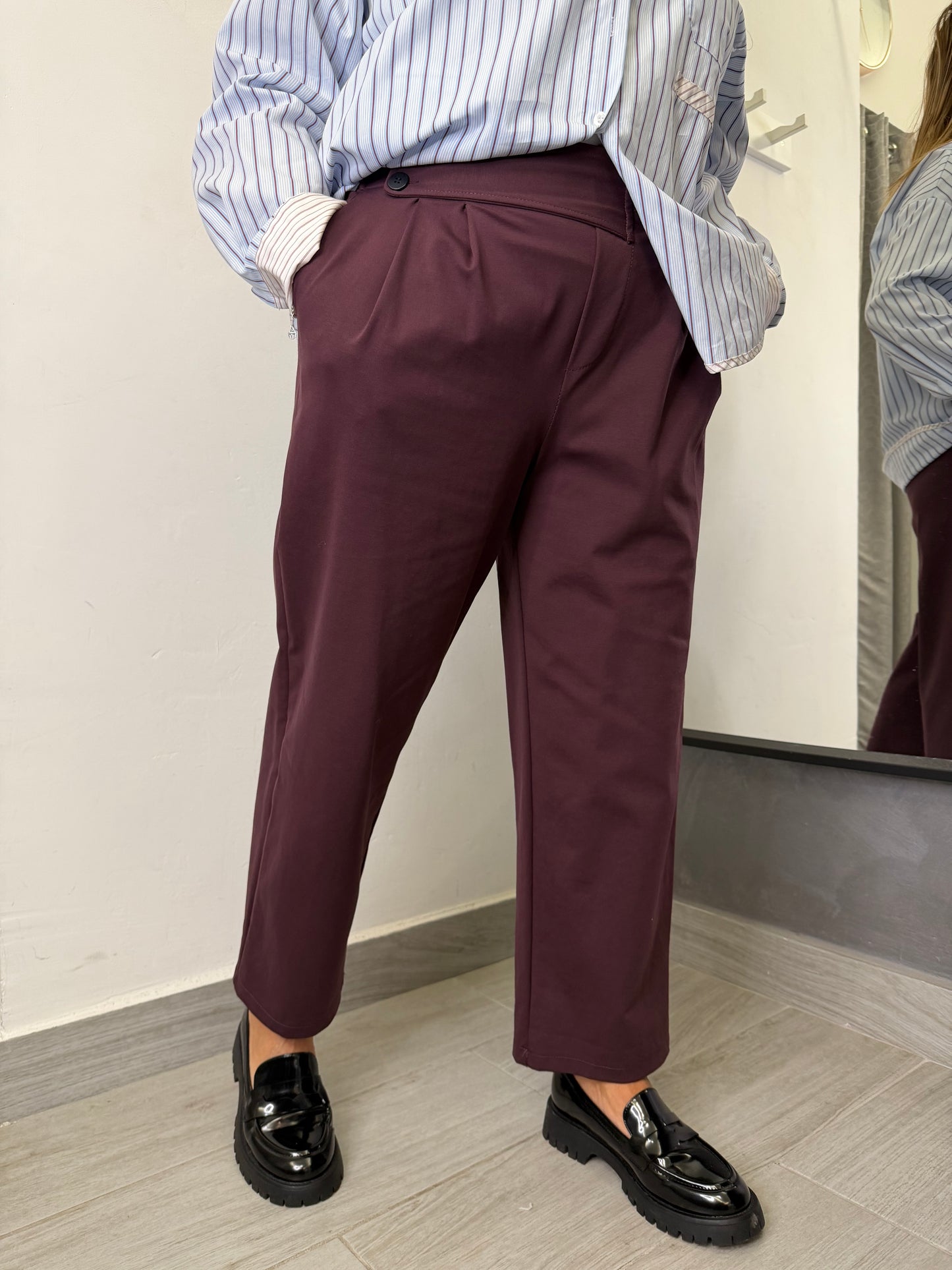 Pantalone Sun Jason Burgundy