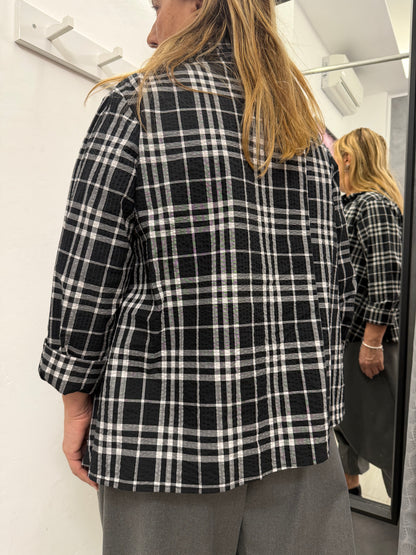 Camicia Wendy Clody Nera/Grigia