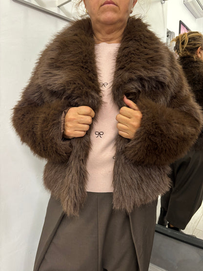 Pelliccia Nora Marrone