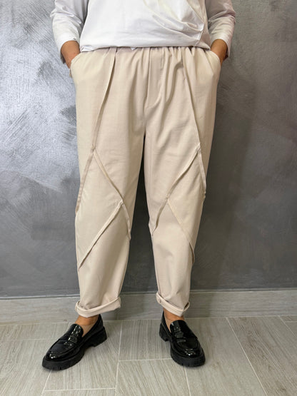 Pantalone 158C Micol Beige